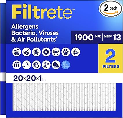 Filtrete 1900 MPR Premium Allergen Air Filter